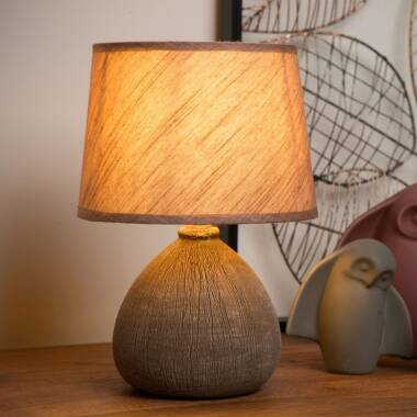 Image of Lucide Ramzi Ceramic Table Lamp