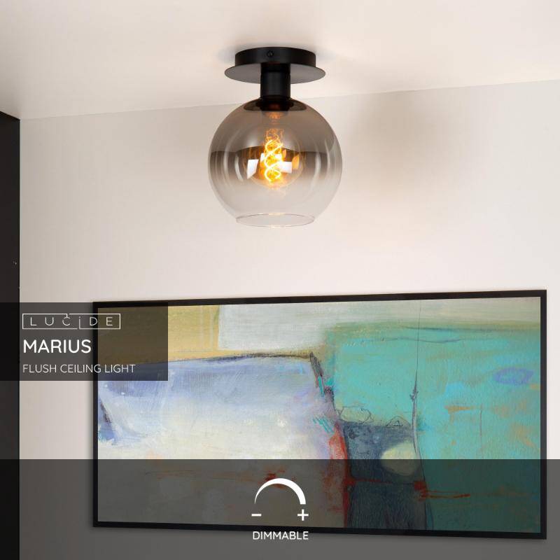 Image of Lucide Marius Flush Ceiling Light