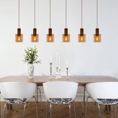 Image of Lucide Toledo 3 Light Bar Ceiling Pendant