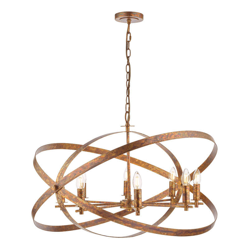 Image of Dar Nitya 8 Light Pendant Light