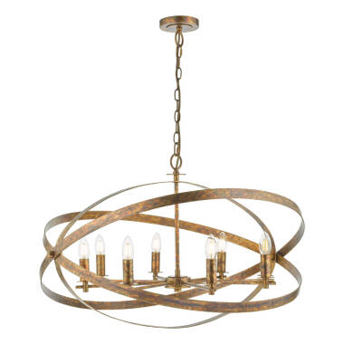 Image of Dar Nitya 8 Light Pendant Light