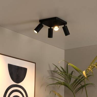 Image of Lucide Clubs 4 Light Spotlight Plate