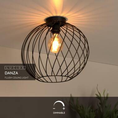 Image of Lucide Danza Large Flush Light
