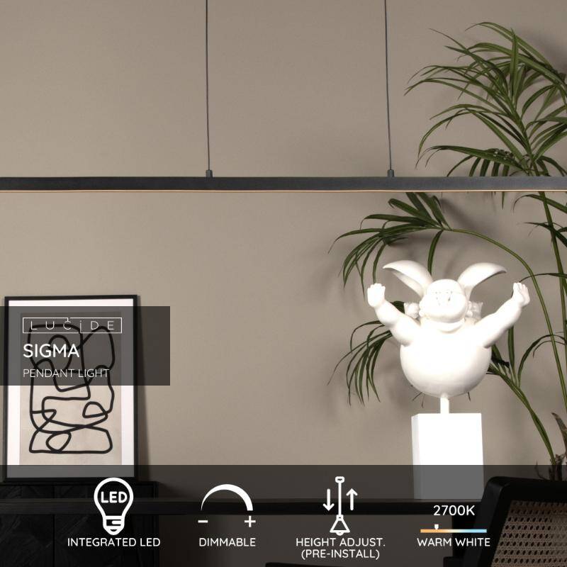 Image of Lucide Sigma 38W LED Bar Pendant