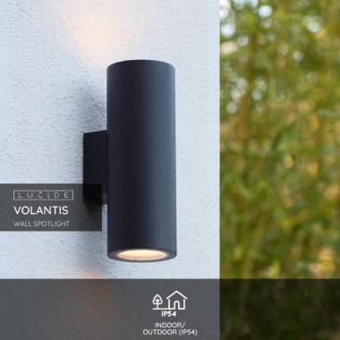 Image of Lucide Volantis Outdoor Up & Down Wall Light