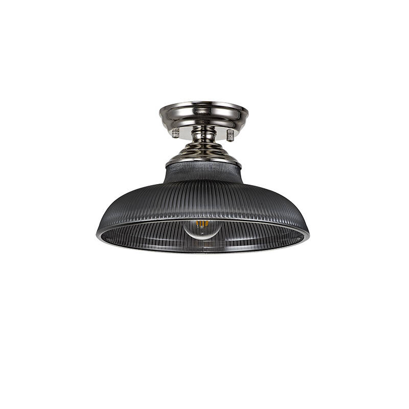 Image of Preston Glass Semi-Flush Ceiling Light