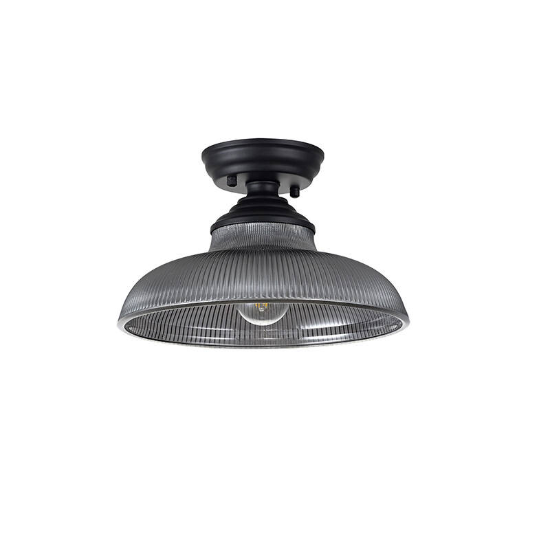 Image of Preston Glass Semi-Flush Ceiling Light