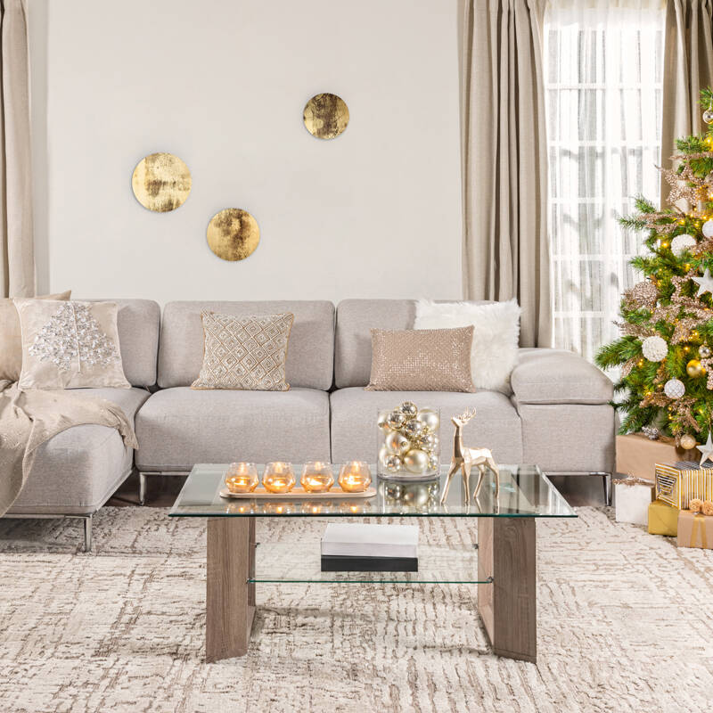 Image of Edit Ring-Wood Medium LED Wall Light