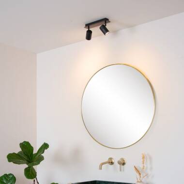 Image of Lucide Lennert 2 Light LED Spotlight Plate