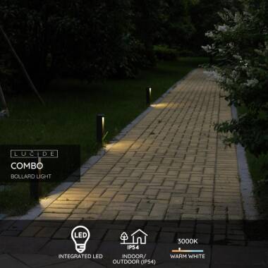 Image of Lucide Combo 250 Outdoor LED Post Light