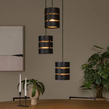 Image of Lucide Rosas 3 Light Cluster Ceiling Pendant