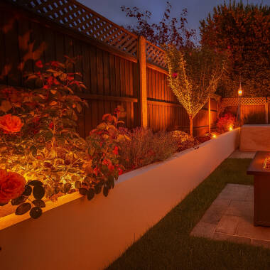 Image of EasyFit Remote 12V Garden Lights - Ash LED Spotlight Kit
