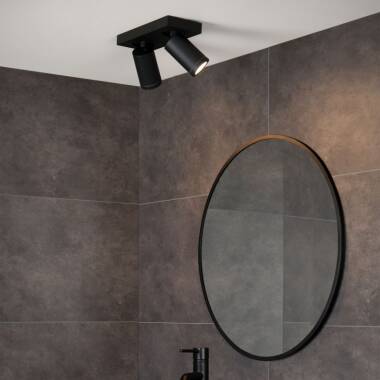 Image of Lucide Taylor 2 Light LED Ceiling Spotlight Bar