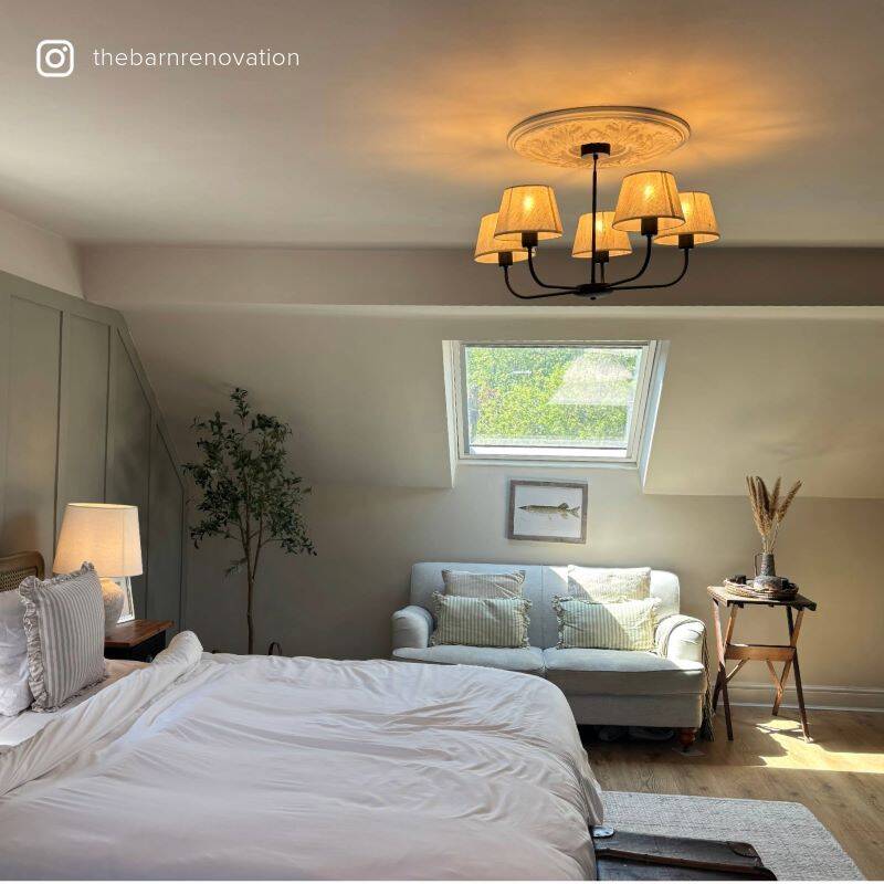 Image of Edit Cottage 5 Arm Ceiling Pendant Light