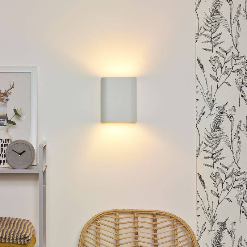 Image of Lucide Ovalis Up & Down Wall Light