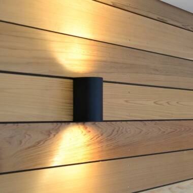 Image of Lucide Zora Round LED Outdoor Up & Down Wall Light