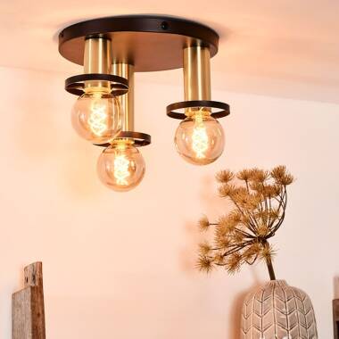 Image of Lucide Anaka 3 Arm Flush Ceiling Light
