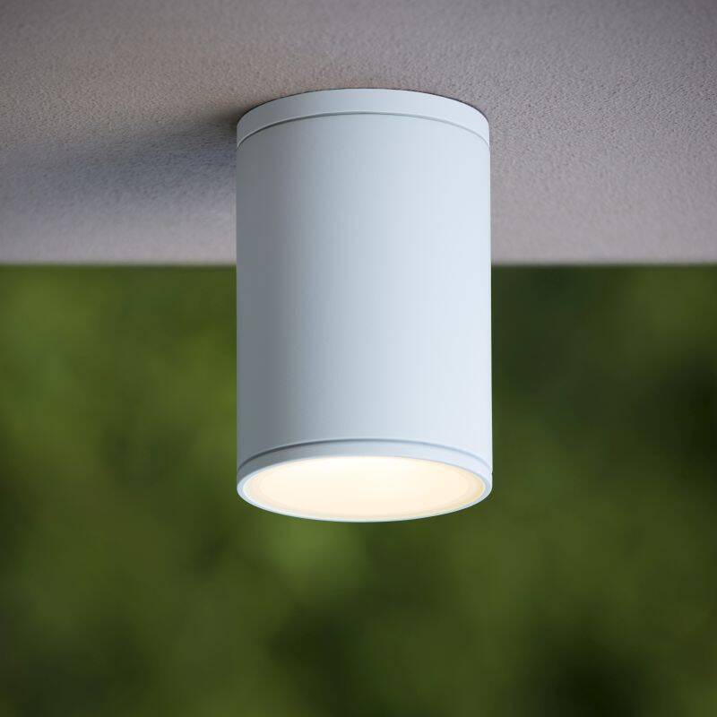 Image of Lucide Tubix Outdoor Flush Ceiling Light