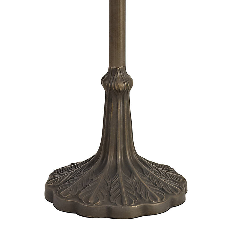 Image of Deco Glass Floor Lamp with Tiffany Shade