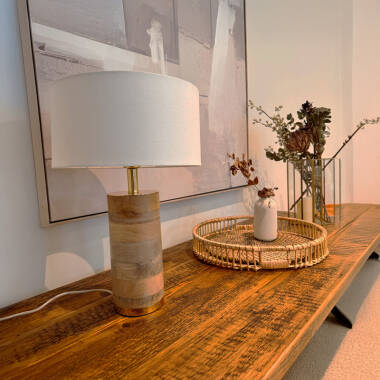 Image of Khudi & Khora Lotus Table Lamp
