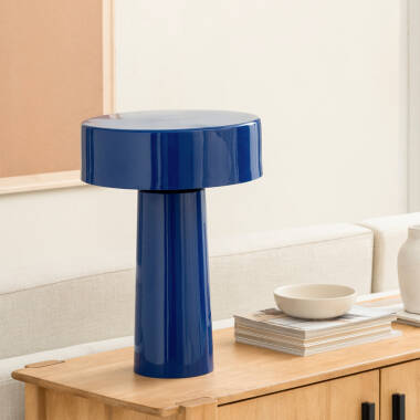 Image of Khudi & Khora Cobalt Table Lamp