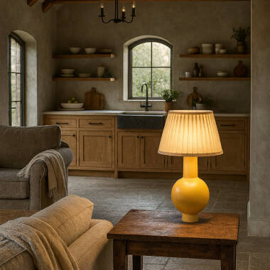 Image of Khudi & Khora Winslow Tall Table Lamp