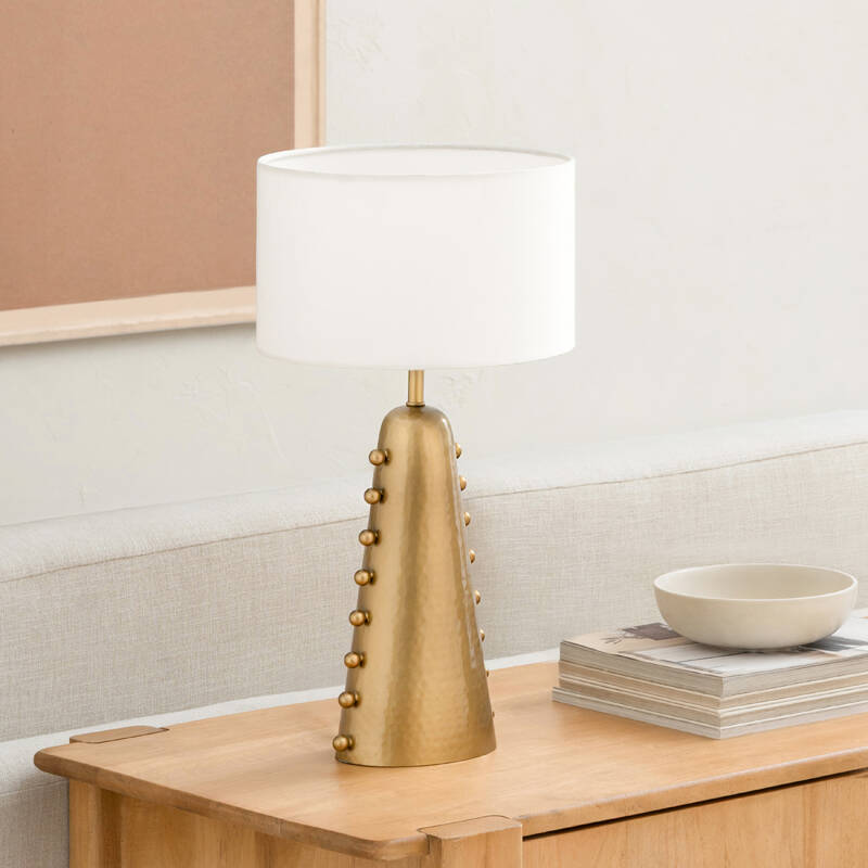 Image of Khudi & Khora Saffron Table Lamp
