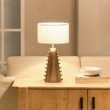 Image of Khudi & Khora Saffron Table Lamp