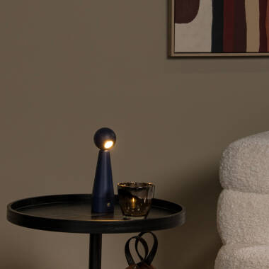 Image of Lucide Ipsos USB Rechargeable LED Touch Table Lamp