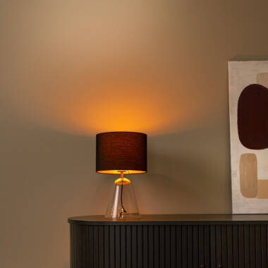 Image of Lucide Campana 365 Glass Table Lamp