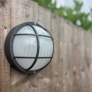 Image of Edit Coastal Lulworth Outdoor Round Bulkhead Wall Light