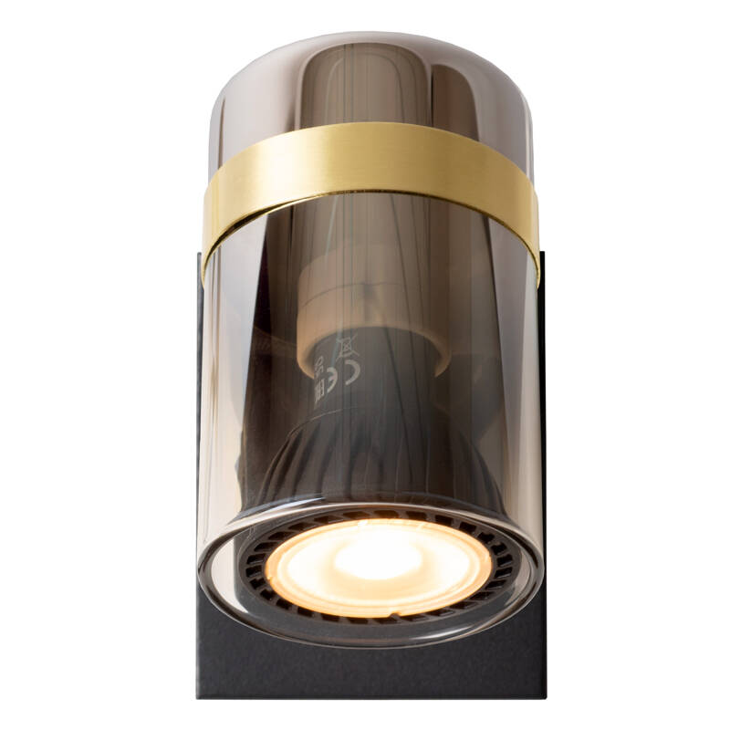 Image of Lucide Upton Glass Single Wall Spotlight