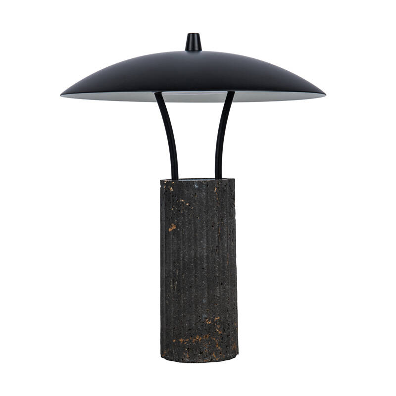 Image of Westport Isobelle Travertine Stone LED Table Lamp