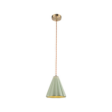 Image of Edit Iris Ceramic Ceiling Pendant Light