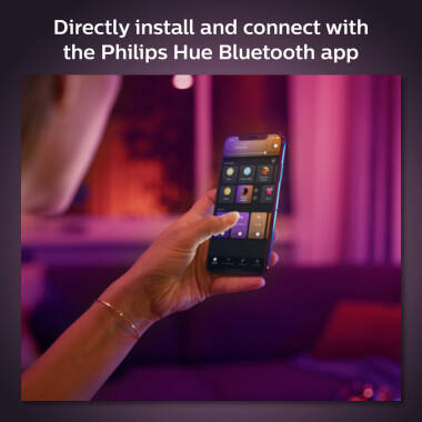 Image of Philips Hue 9W Smart Dimmable LED Bulb Screw Cap