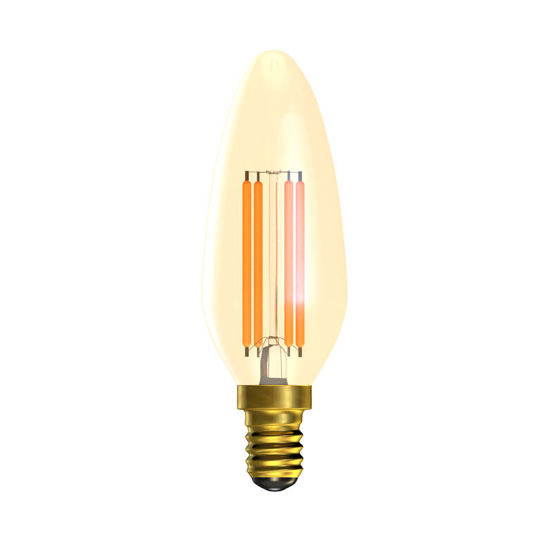 Image of Bell 3.3W 365lm Dimmable Vintage Amber Candle Bulb - Small Screw Cap