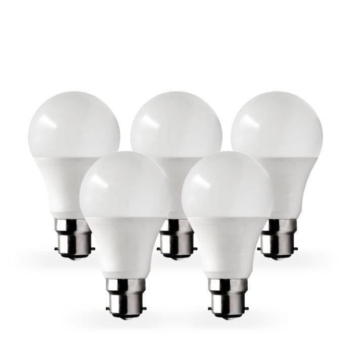 Image of Envirolight 10W Non-Dimmable LED GLS Bulb - Bayonet Cap - Pack of 5
