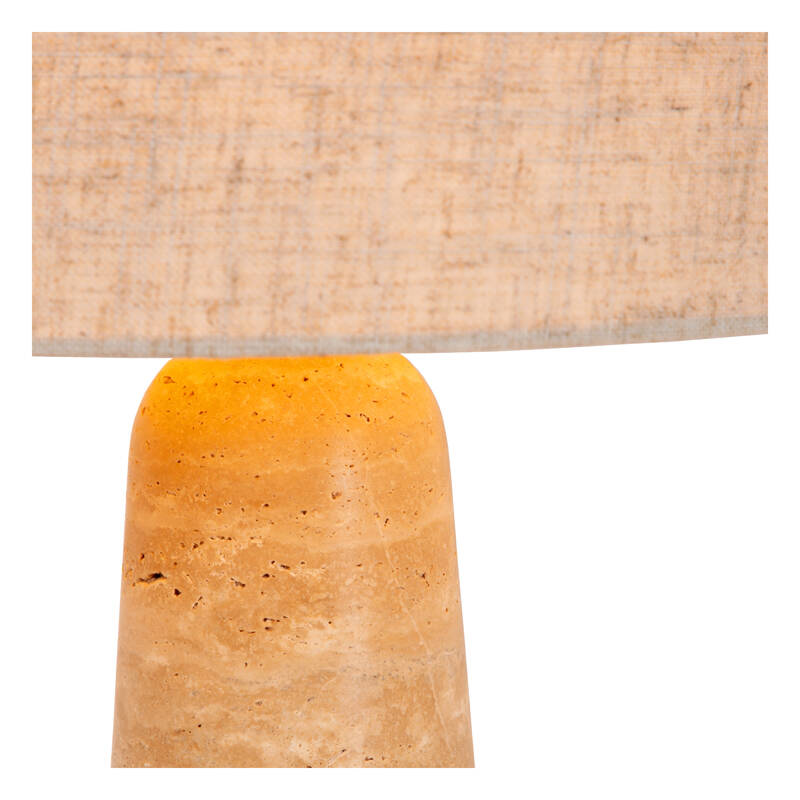 Image of Lucide Nimue Stone Travertine Table Lamp