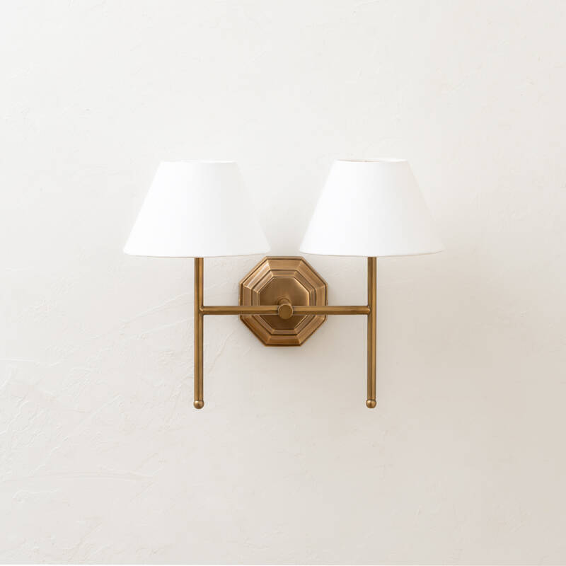 Image of Khudi & Khora Lorelei Twin Wall Light