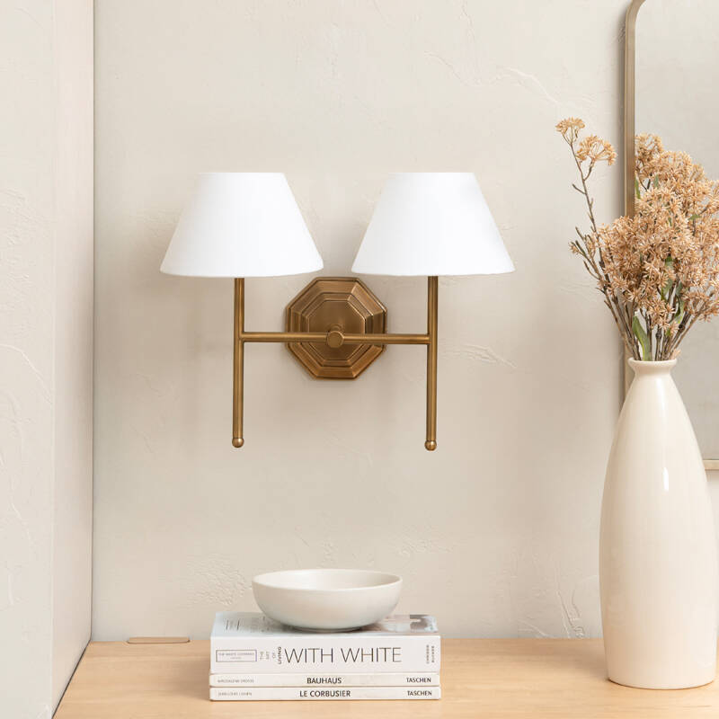 Image of Khudi & Khora Lorelei Twin Wall Light