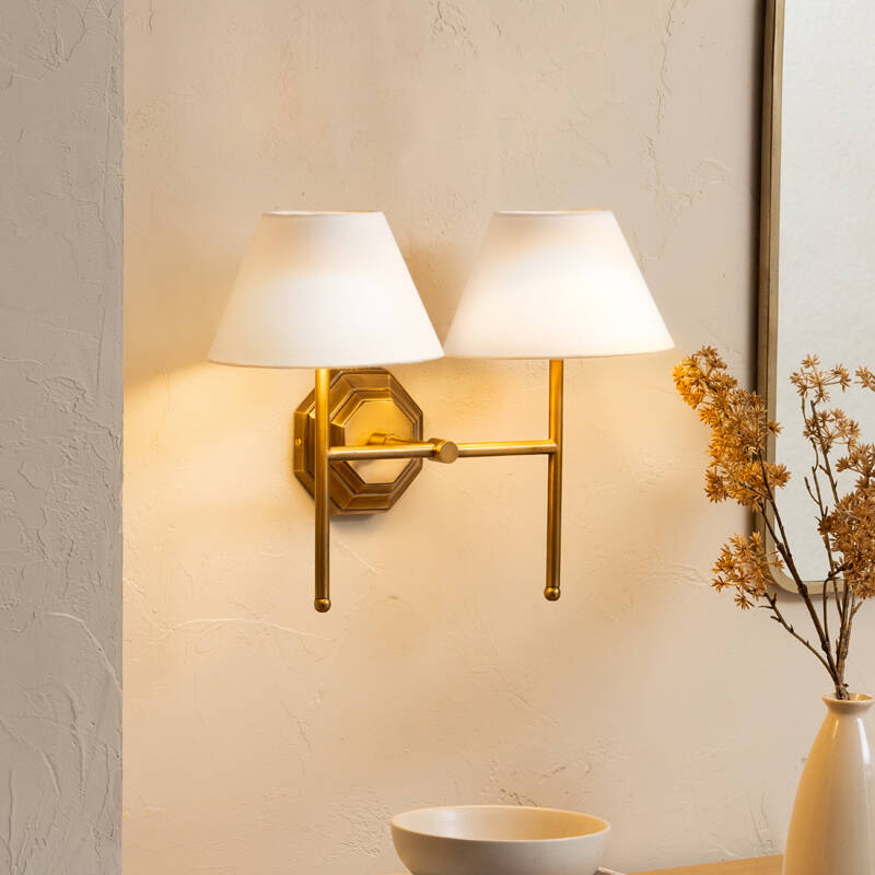 Image of Khudi & Khora Lorelei Twin Wall Light