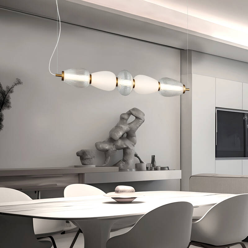 Image of Edit Shiny LED Glass Bar Ceiling Pendant Light