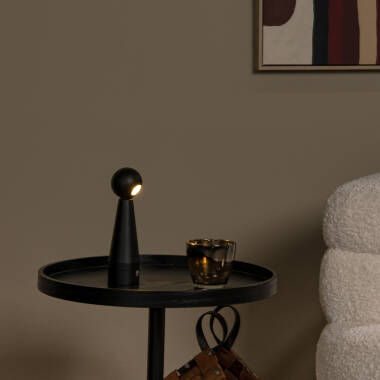 Image of Lucide Ipsos USB Rechargeable LED Touch Table Lamp