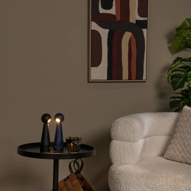 Image of Lucide Ipsos USB Rechargeable LED Touch Table Lamp