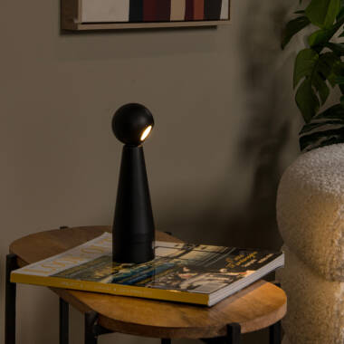 Image of Lucide Ipsos USB Rechargeable LED Touch Table Lamp