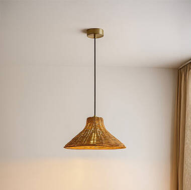 Image of Wisteria Mabel Rattan Ceiling Pendant Light