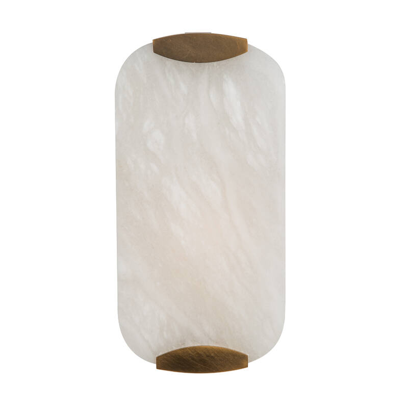 Image of Westport Emily Alabaster Glass Wall Light