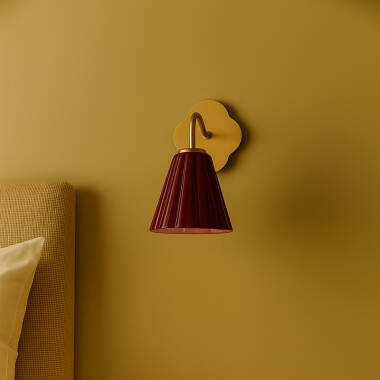 Image of Wisteria Vivenna Glass Wall Light