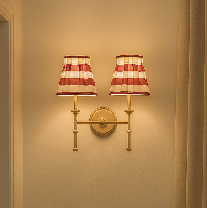 Image of Wisteria Boxie Twin Wall Light