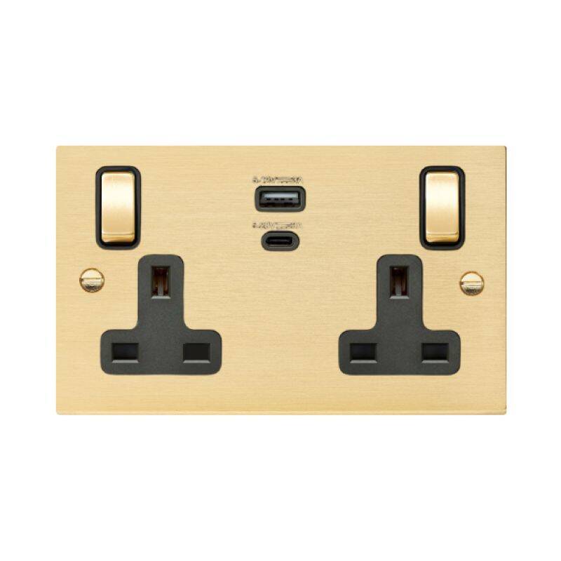 Image of Edit Hartland UK Socket with USB C Charging Ports